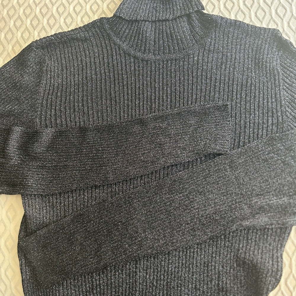 GAP Metallic Silver Sweater
